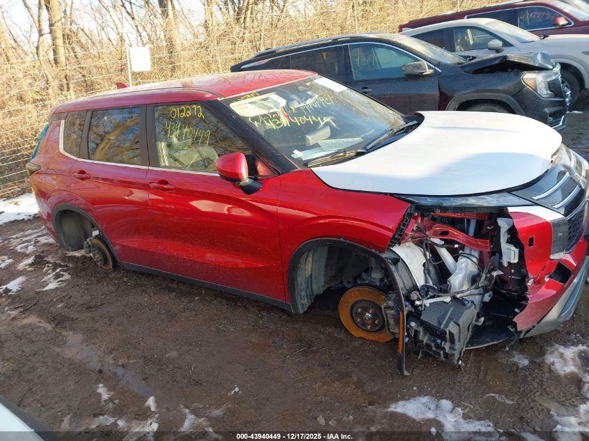 2025 Mitsubishi Outlander Se 2.5 S-Awc/Trail Edition S-Awc VIN: JA4J4VA8XSZ012272 Lot: 43940449