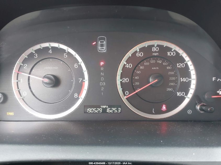 2010 Honda Accord 2.4 Ex-L VIN: 1HGCP2F84AA011162 Lot: 43940466