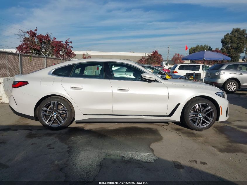 2025 BMW 430I Gran Coupe xDrive VIN: WBA33FB05SFV08692 Lot: 43940470
