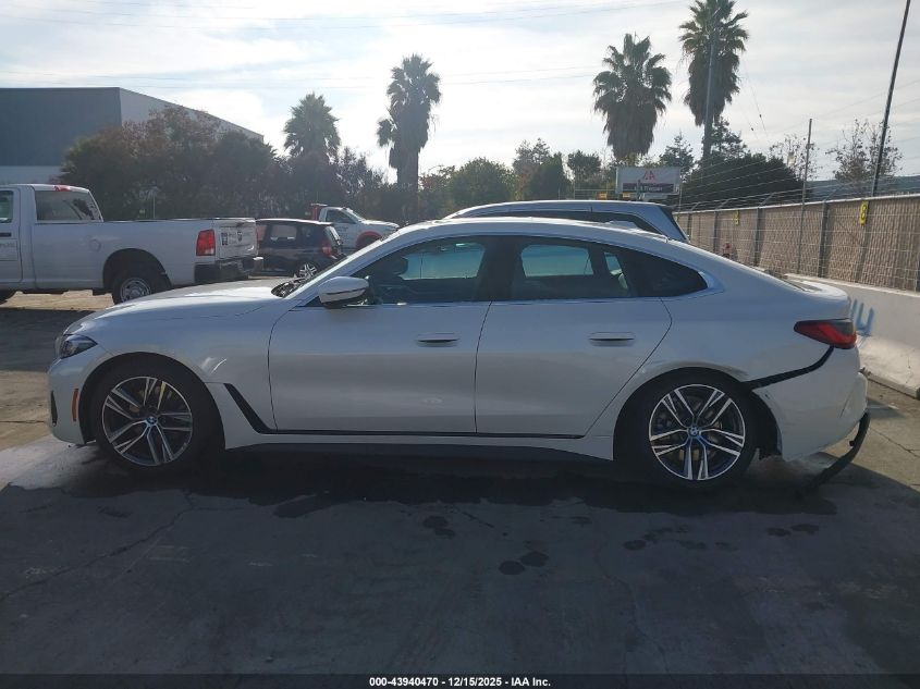 2025 BMW 430I Gran Coupe xDrive VIN: WBA33FB05SFV08692 Lot: 43940470