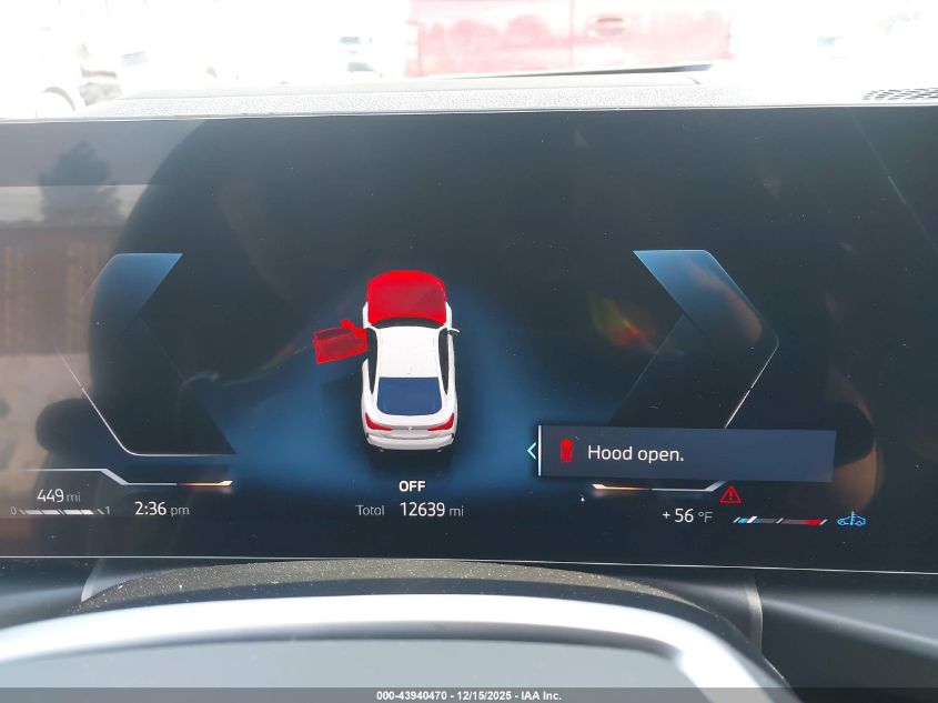 2025 BMW 430I Gran Coupe xDrive VIN: WBA33FB05SFV08692 Lot: 43940470