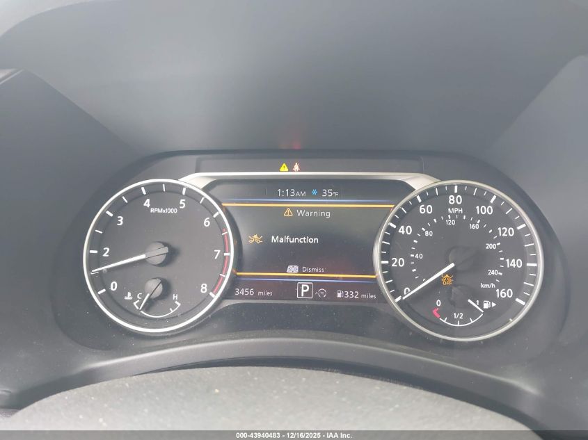 2025 Nissan Sentra Sv VIN: 3N1AB8CV8SY341646 Lot: 43940483