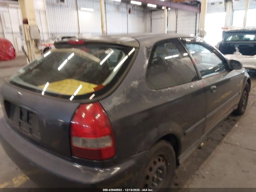 1998 Honda Civic Dx VIN: 2HGEJ6349WH100950 Lot: 43940502