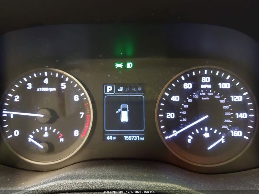 2017 Hyundai Tucson Se VIN: KM8J3CA40HU390550 Lot: 43940506