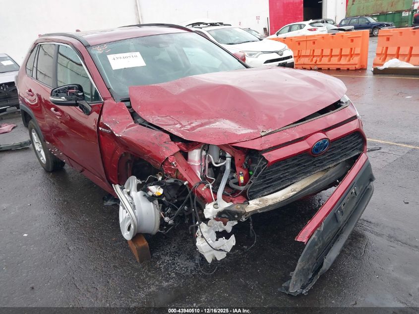 2021 Toyota Rav4 Hybrid Xle VIN: 2T3R6RFV0MW011014 Lot: 43940510