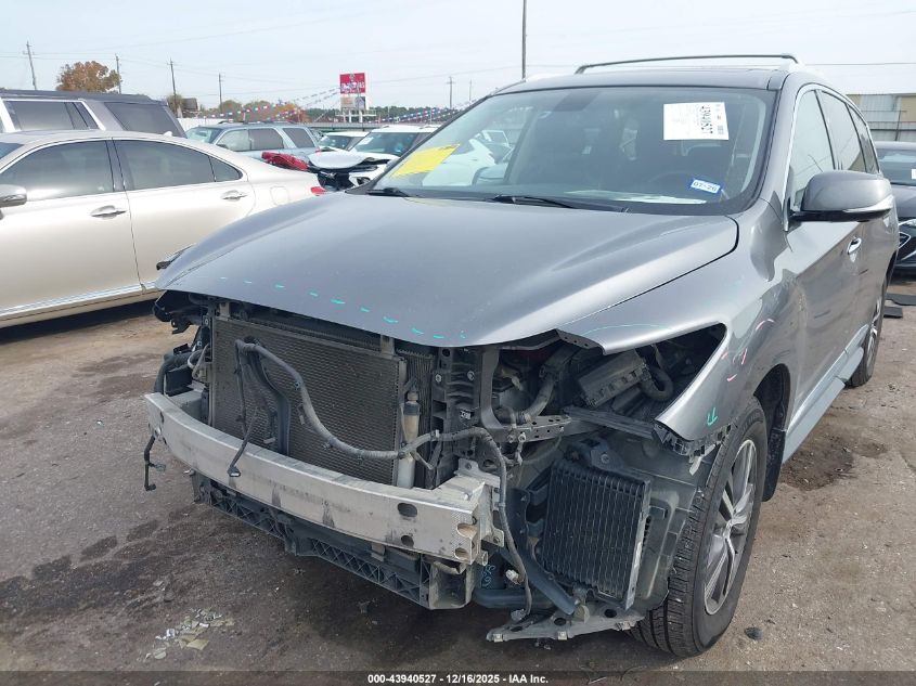 2017 Infiniti Qx60 VIN: 5N1DL0MM1HC542574 Lot: 43940527