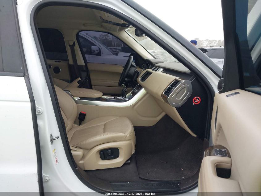 2016 Land Rover Range Rover Sport 3.0L V6 Supercharged Se VIN: SALWG2VF7GA581797 Lot: 43940539