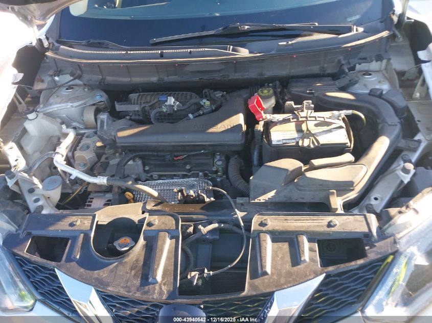 2016 Nissan Rogue Sv VIN: KNMAT2MT6GP727480 Lot: 43940542