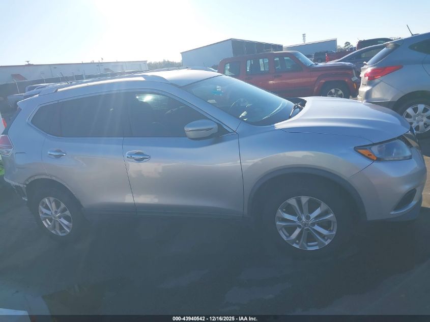 2016 Nissan Rogue Sv VIN: KNMAT2MT6GP727480 Lot: 43940542