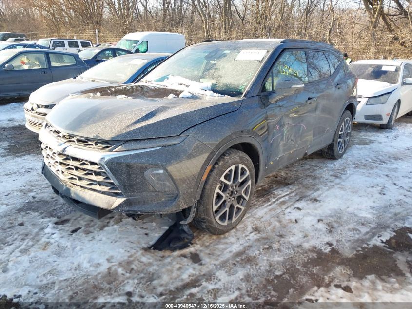2025 Chevrolet Blazer Fwd Rs VIN: 3GNKBERS8SS235043 Lot: 43940547