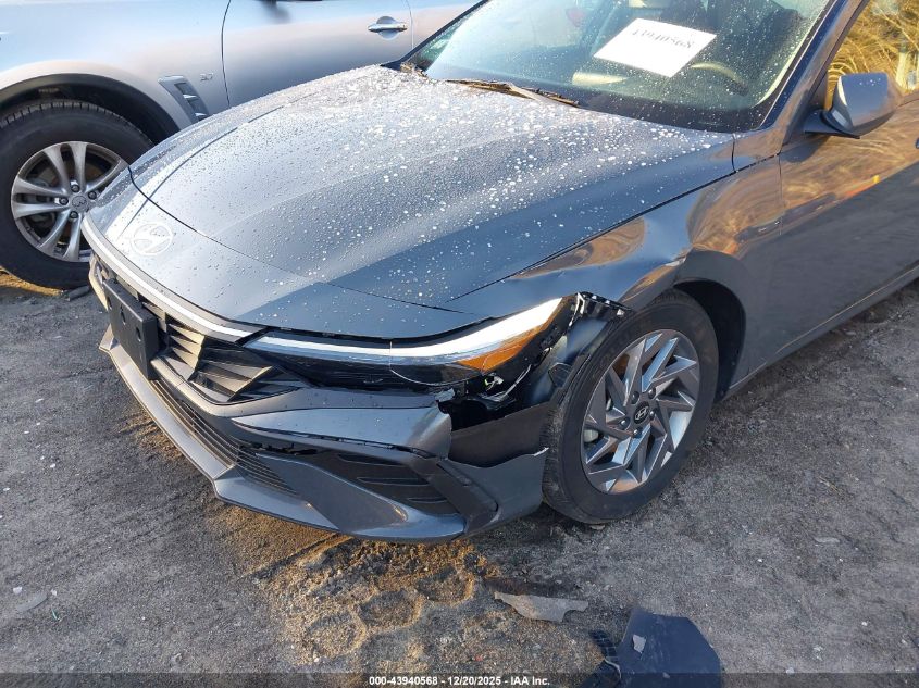 2024 Hyundai Elantra Sel VIN: KMHLM4DG1RU709165 Lot: 43940568