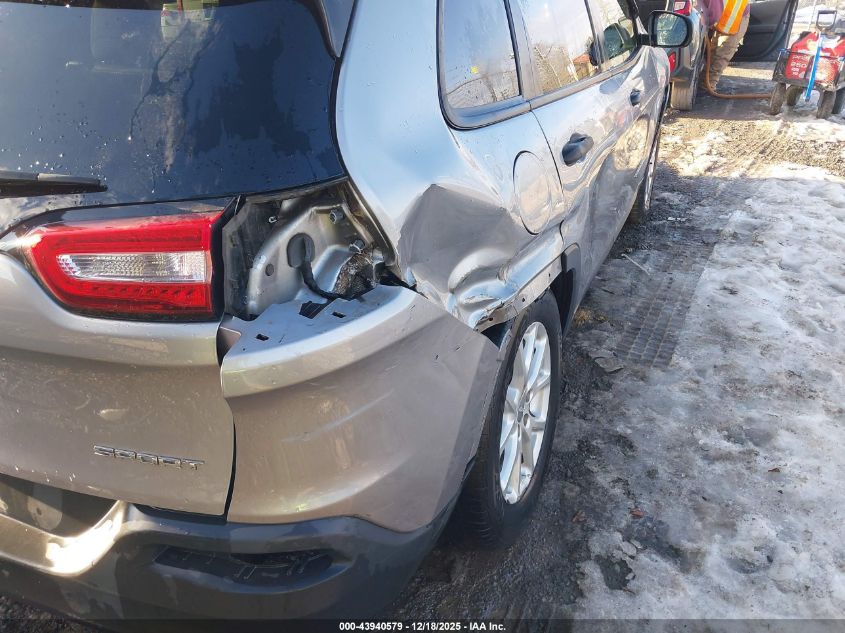 2016 Jeep Cherokee Sport VIN: 1C4PJMAB5GW375649 Lot: 43940579