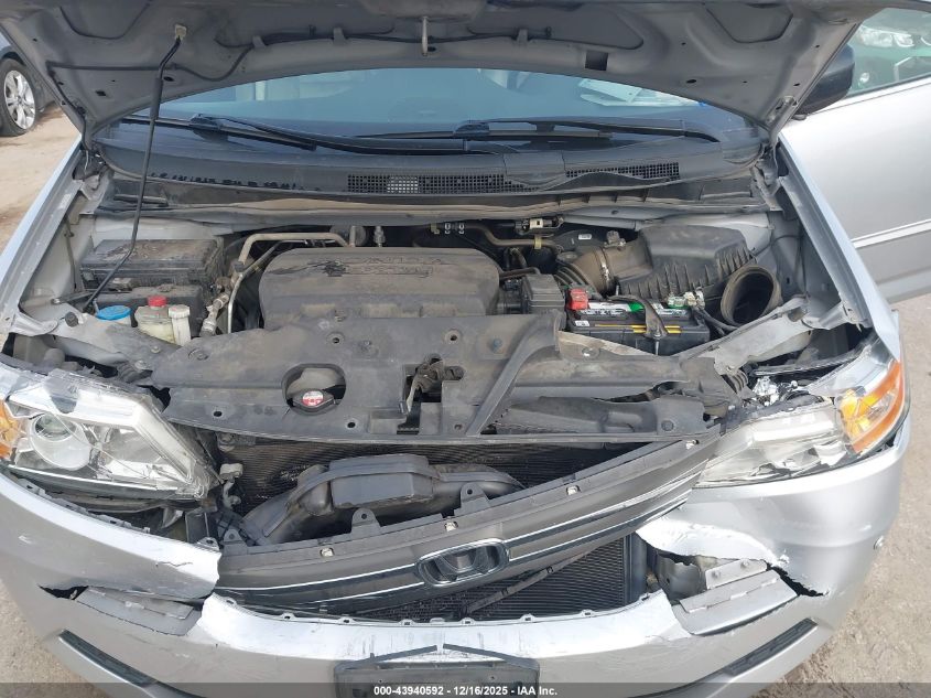 2012 Honda Odyssey Ex-L VIN: 5FNRL5H64CB049552 Lot: 43940592