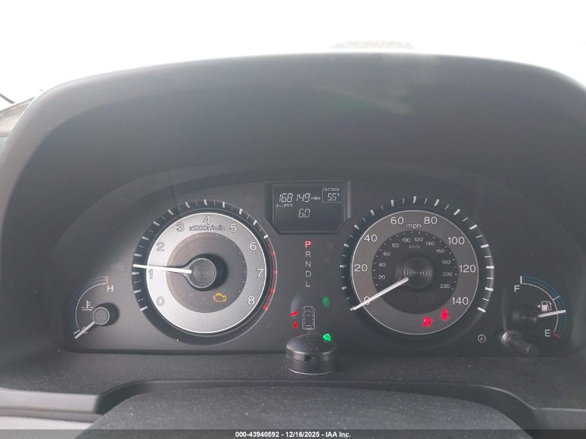 2012 Honda Odyssey Ex-L VIN: 5FNRL5H64CB049552 Lot: 43940592