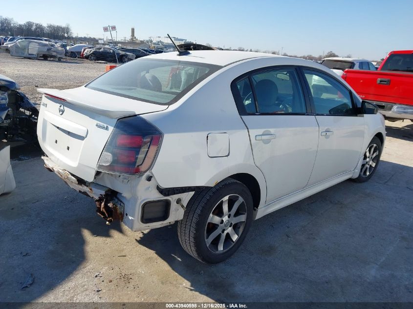 2012 Nissan Sentra 2.0 Sr VIN: 3N1AB6AP6CL705697 Lot: 43940598