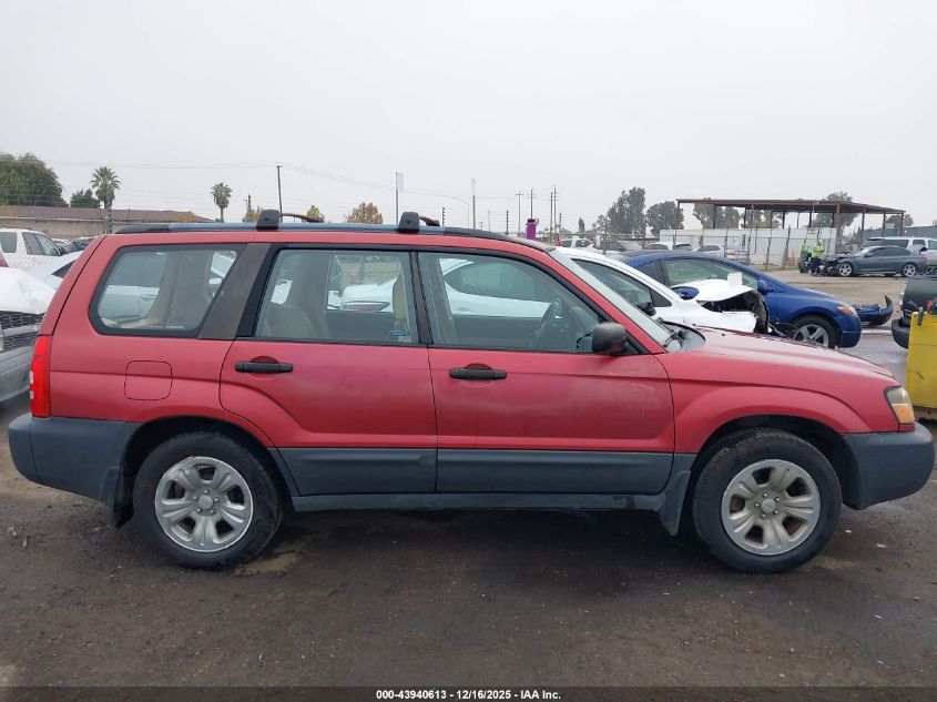 2005 Subaru Forester 2.5X VIN: JF1SG63695H707619 Lot: 43940613