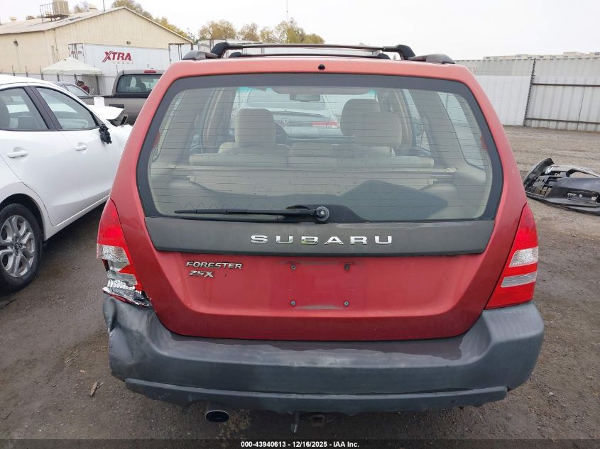 2005 Subaru Forester 2.5X VIN: JF1SG63695H707619 Lot: 43940613