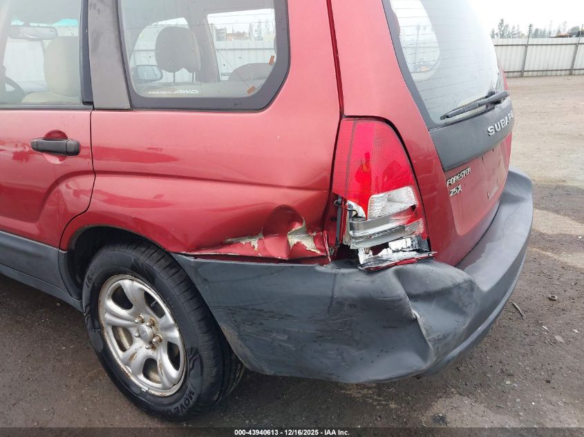 2005 Subaru Forester 2.5X VIN: JF1SG63695H707619 Lot: 43940613