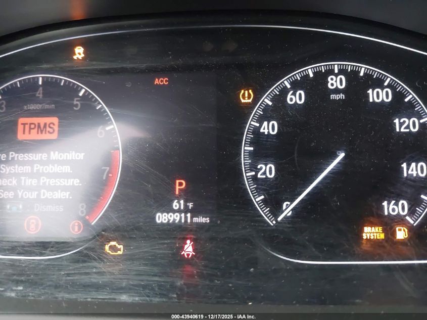 2018 Honda Accord Sport VIN: 1HGCV1F31JA253007 Lot: 43940619