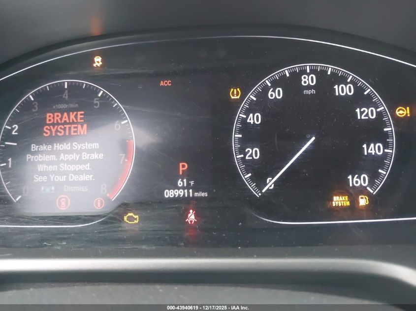 2018 Honda Accord Sport VIN: 1HGCV1F31JA253007 Lot: 43940619