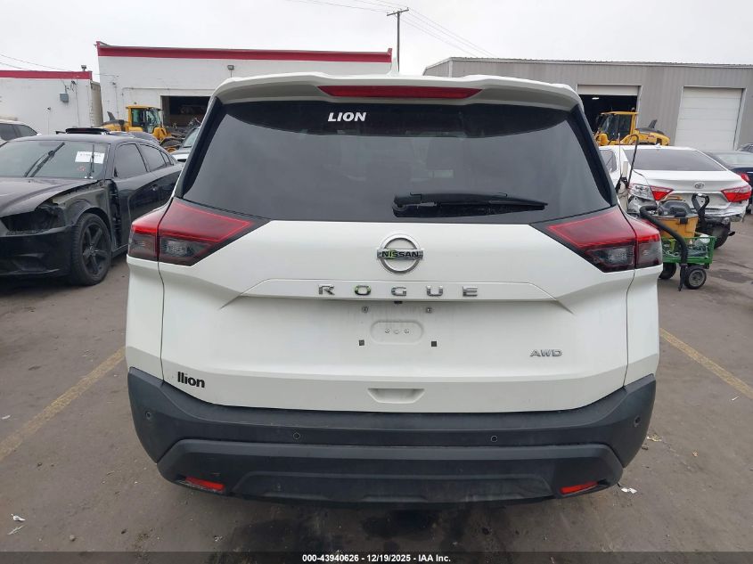 2021 Nissan Rogue S Intelligent Awd VIN: 5N1AT3AB9MC824172 Lot: 43940626