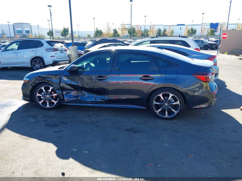 2025 Honda Civic Hybrid Sport/Sport Touring VIN: 2HGFE4F87SH300716 Lot: 43940645