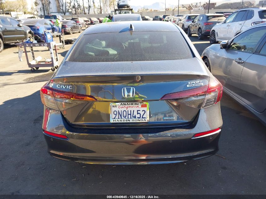2025 Honda Civic Hybrid Sport/Sport Touring VIN: 2HGFE4F87SH300716 Lot: 43940645