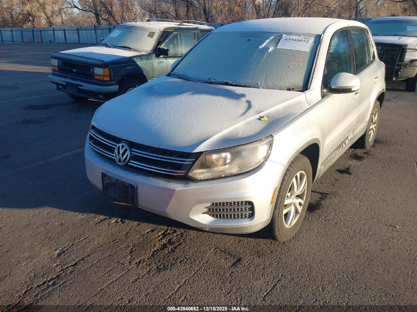2013 Volkswagen Tiguan S VIN: WVGBV3AX6DW569277 Lot: 43940652