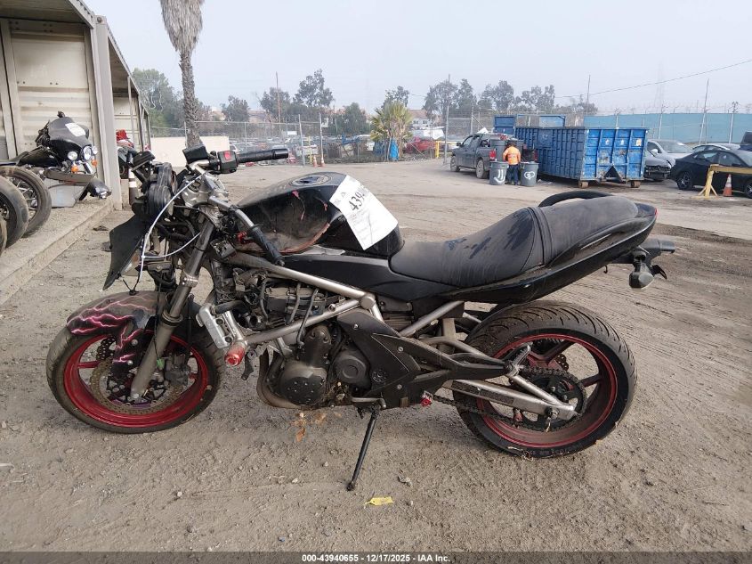 2008 Kawasaki Ex650 A VIN: JKAEXEA168A041237 Lot: 43940655