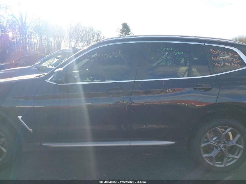 2024 BMW X3 xDrive30I VIN: 5UX53DP05R9U47005 Lot: 43940658