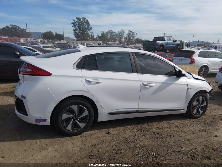 2017 Hyundai Ioniq Hybrid Sel VIN: KMHC75LC2HU040298 Lot: 43940663