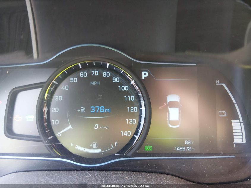 2017 Hyundai Ioniq Hybrid Sel VIN: KMHC75LC2HU040298 Lot: 43940663