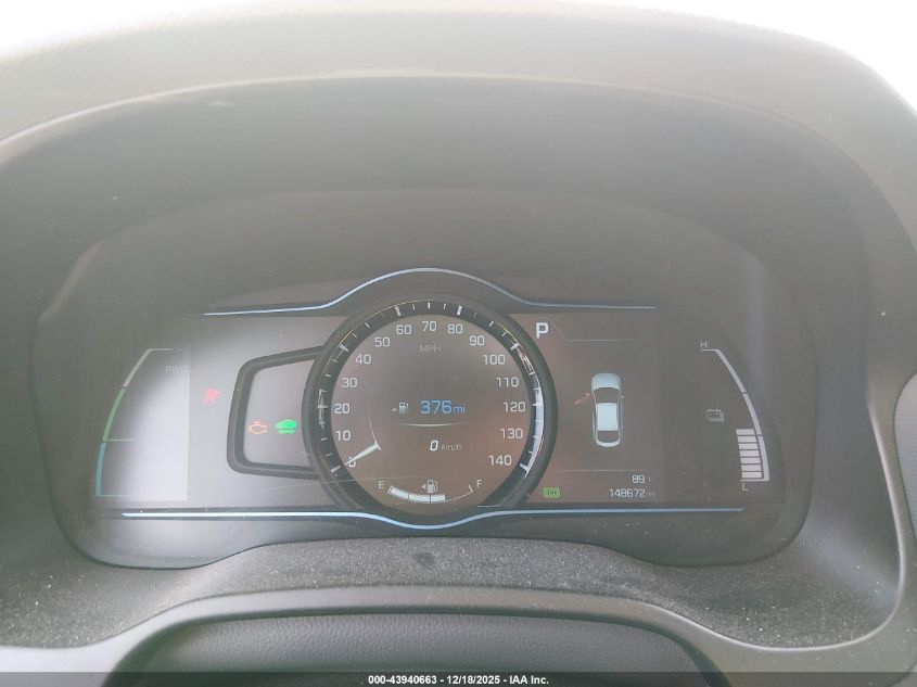 2017 Hyundai Ioniq Hybrid Sel VIN: KMHC75LC2HU040298 Lot: 43940663