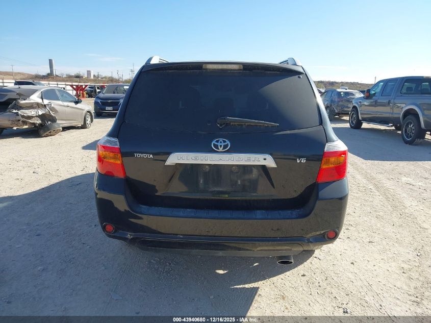 2008 Toyota Highlander Limited VIN: JTEDS42A082009558 Lot: 43940680