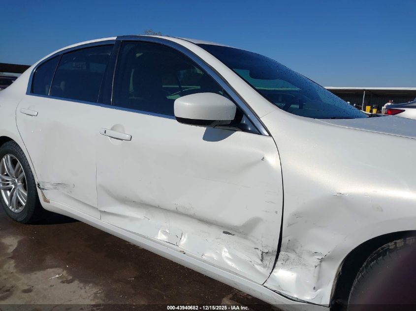 2012 Infiniti G37 Journey VIN: JN1CV6APXCM931098 Lot: 43940682