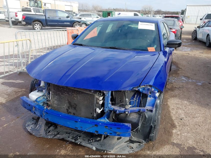 2021 Dodge Charger Sxt Rwd VIN: 2C3CDXBG4MH656874 Lot: 43940690