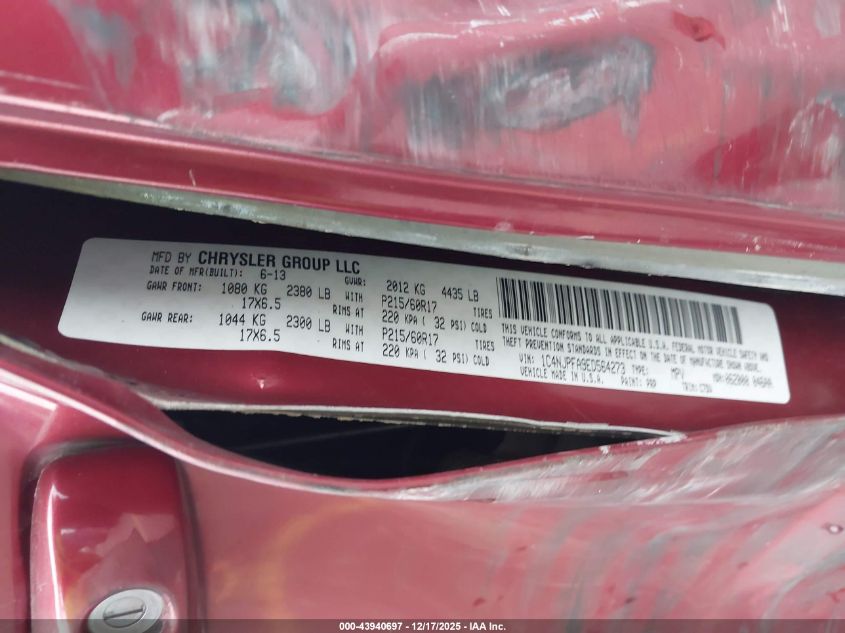 2014 Jeep Patriot Latitude VIN: 1C4NJPFA9ED564273 Lot: 43940697