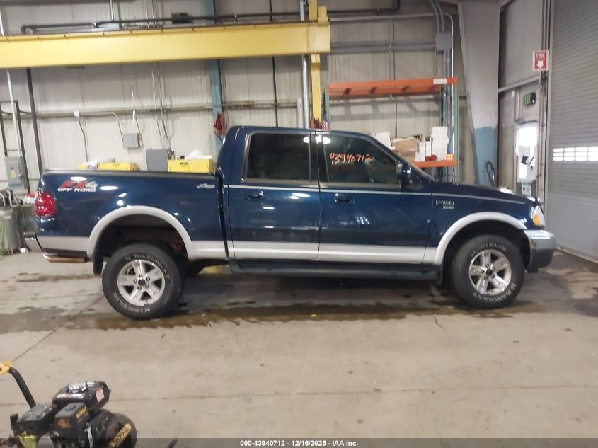 2002 Ford F-150 Lariat/Xlt VIN: 1FTRW08L52KB16130 Lot: 43940712