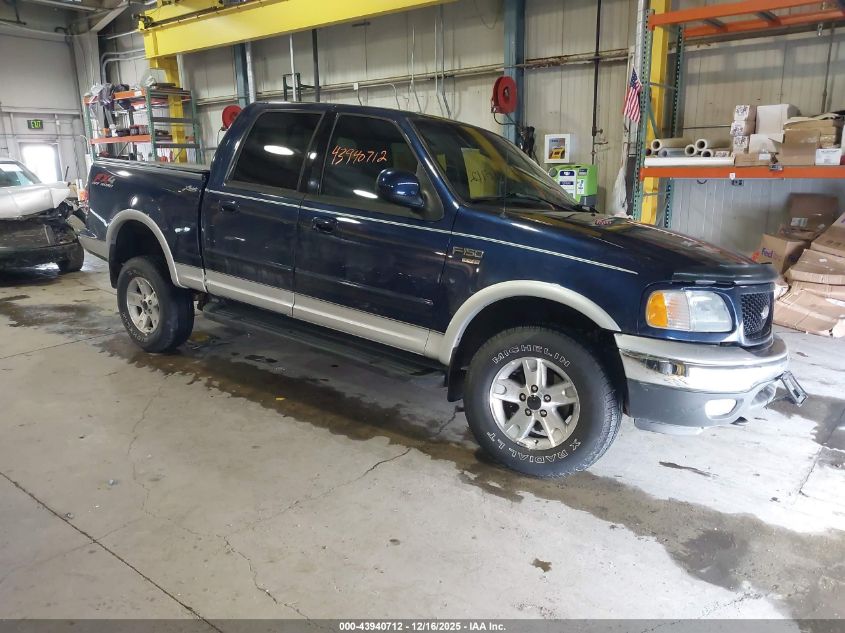 2002 Ford F-150 Lariat/Xlt VIN: 1FTRW08L52KB16130 Lot: 43940712