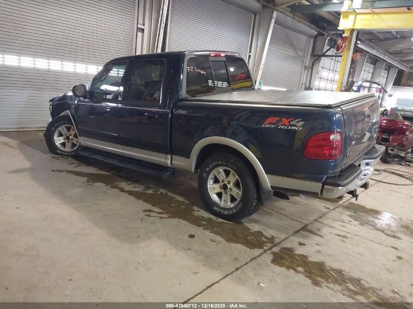 2002 Ford F-150 Lariat/Xlt VIN: 1FTRW08L52KB16130 Lot: 43940712