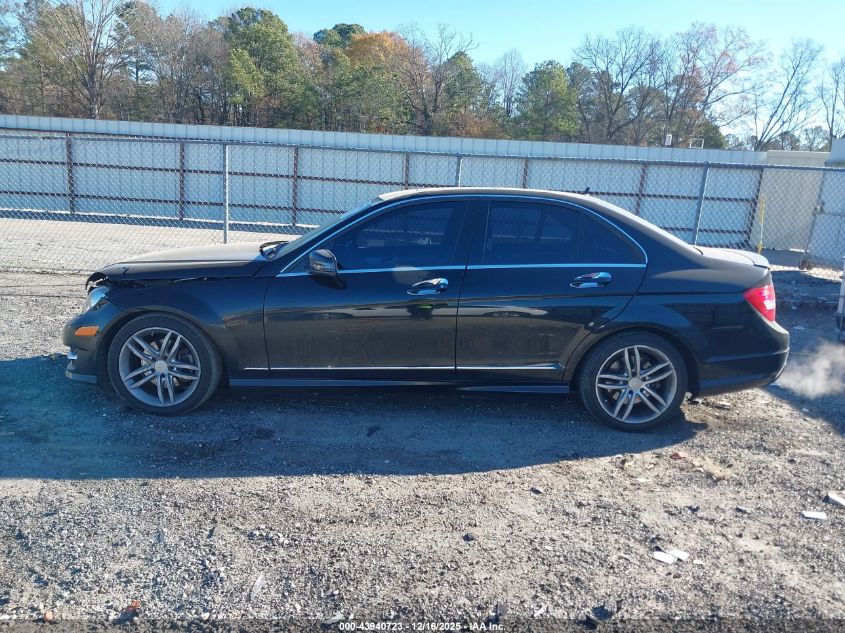 2013 Mercedes-Benz C 250 Sport VIN: WDDGF4HB0DR283873 Lot: 43940723