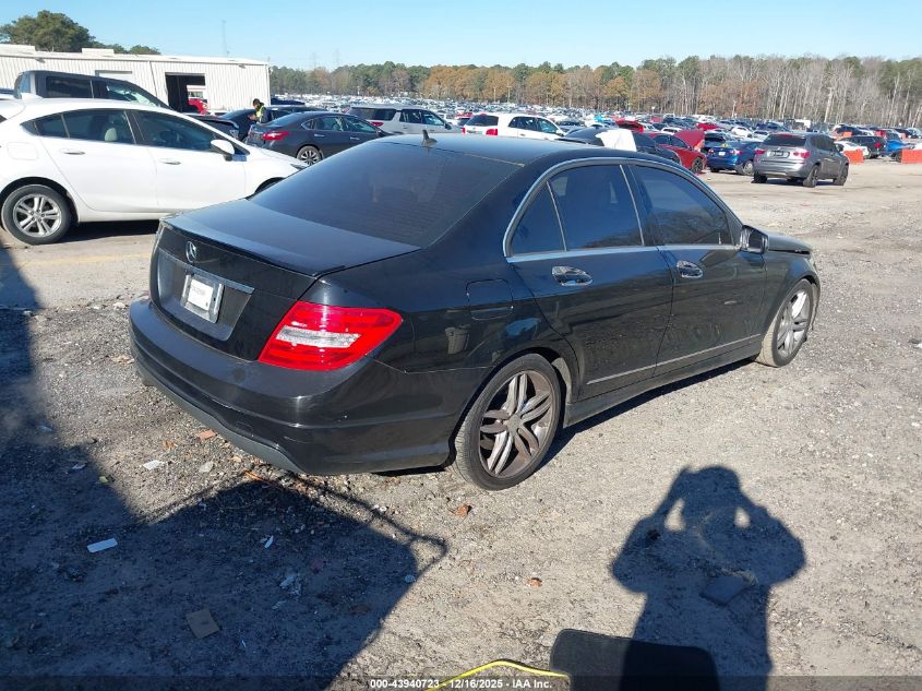 2013 Mercedes-Benz C 250 Sport VIN: WDDGF4HB0DR283873 Lot: 43940723
