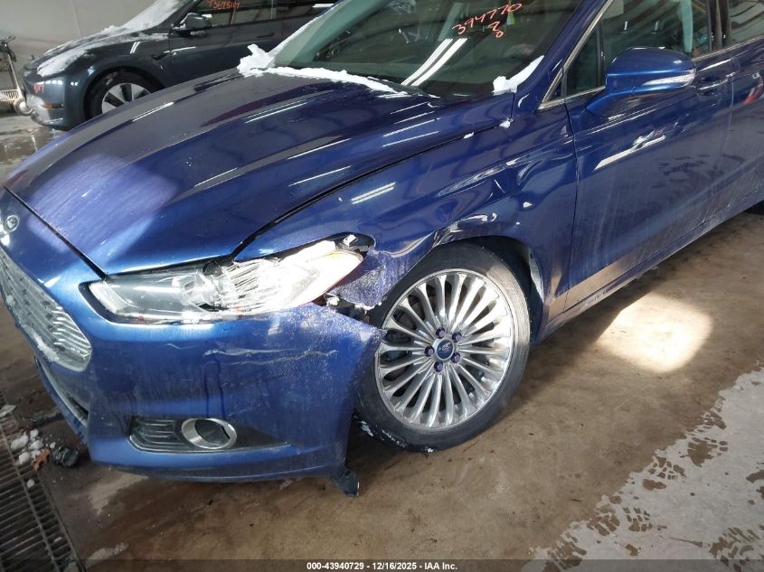 2014 Ford Fusion Titanium VIN: 3FA6P0D95ER394770 Lot: 43940729