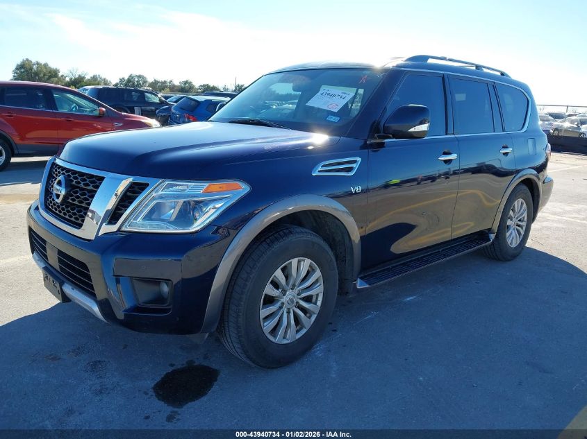 2018 Nissan Armada Sv VIN: JN8AY2ND8J9060338 Lot: 43940734