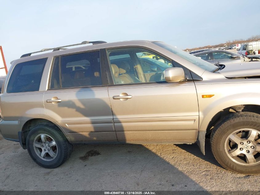 2006 Honda Pilot Ex-L VIN: 5FNYF285X6B044594 Lot: 43940738