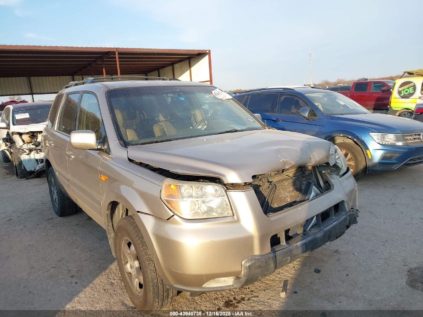 2006 Honda Pilot Ex-L VIN: 5FNYF285X6B044594 Lot: 43940738