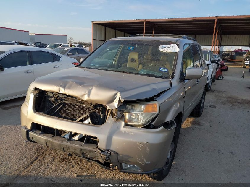 2006 Honda Pilot Ex-L VIN: 5FNYF285X6B044594 Lot: 43940738