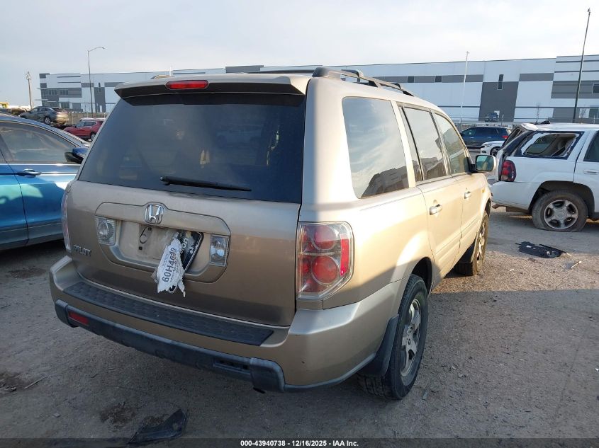 2006 Honda Pilot Ex-L VIN: 5FNYF285X6B044594 Lot: 43940738