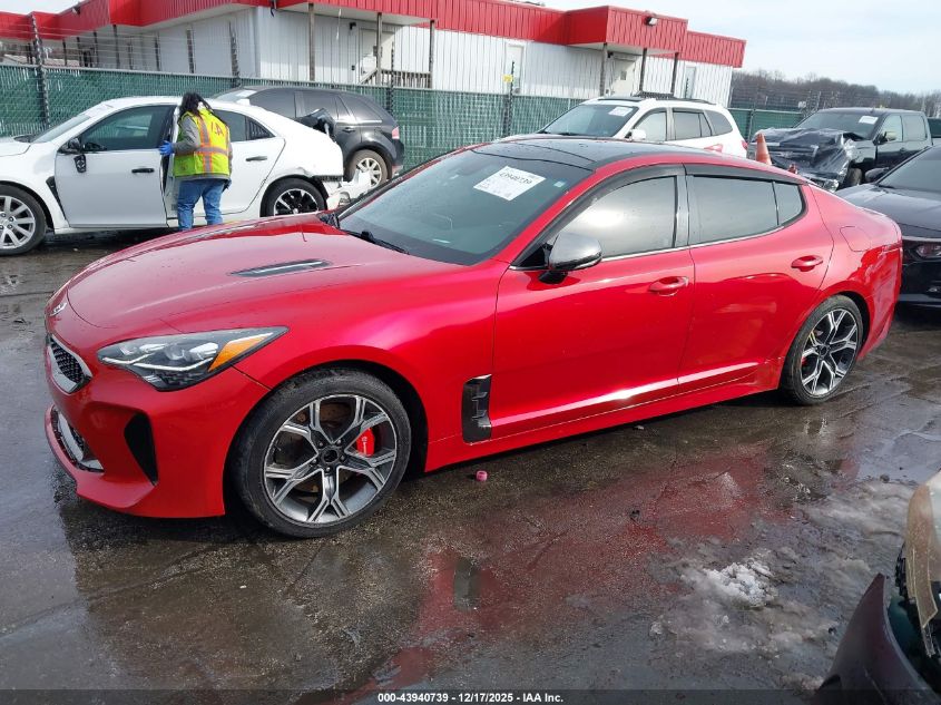 2018 Kia Stinger Gt2 VIN: KNAE55LC3J6019339 Lot: 43940739