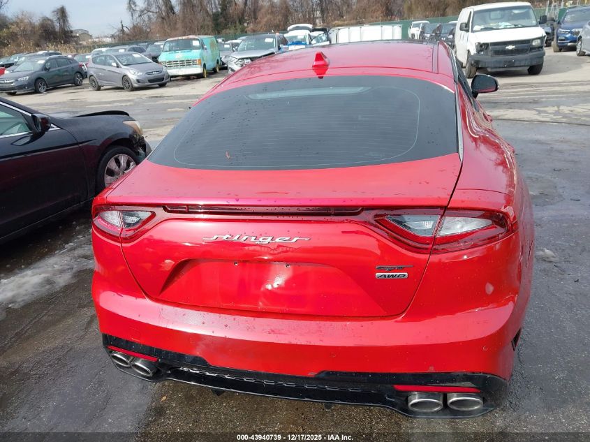 2018 Kia Stinger Gt2 VIN: KNAE55LC3J6019339 Lot: 43940739